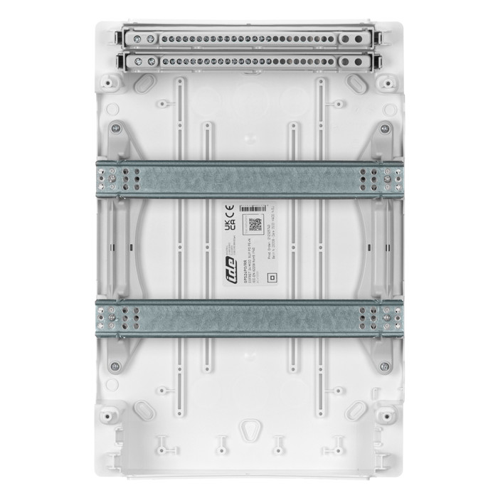 Корпус розподільчий IDE GOLD,2×12(24) модулі, пластикові двері, N/PE шина, IP40