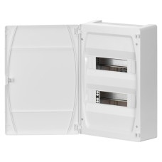 Корпус розподільчий IDE GOLD,2×12(24) модулі, пластикові двері, N/PE шина, IP40