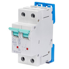 Модульний автоматичний вимикач ISKRA RI62 2P C6A 10kA