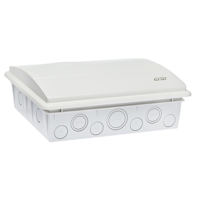 Корпус розподільчий внутр. IDE біле вікно ORO,1×12 модуля 248×283x97, IP40, з шинами N і PE