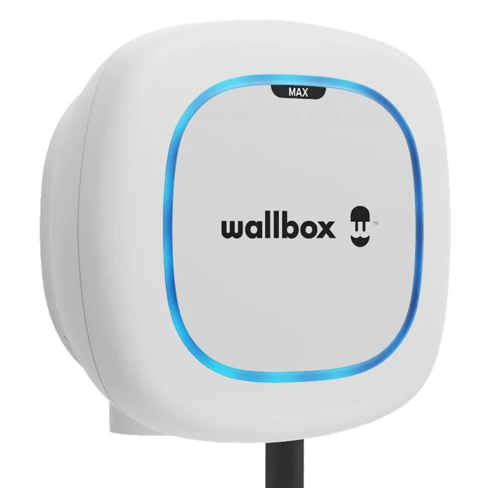 Зарядна станція Pulsar Max Wallbox 32А 3Ф 400В 22 кВт біла з роз'ємом Тype 2 з кабелем 5м PLP4-0-2-4-9-001