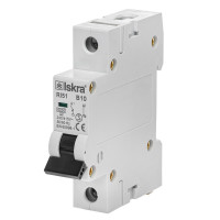 Модульний автоматичний вимикач ISKRA RI51 1P C6A 6kA