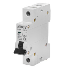 Модульний автоматичний вимикач ISKRA RI51 1P C6A 6kA