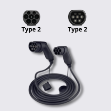 Кабель для заряджання трифазний 32A 230/400B Type 2 - Type 2 8м Besen