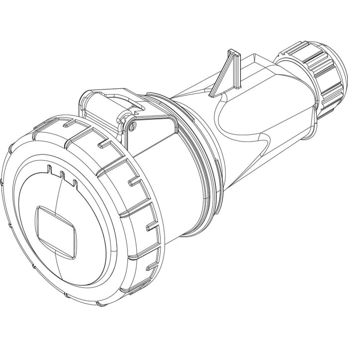 Розетка кабельна IDE MUNDIAL 3P+E 32A 380–415V IP66-67