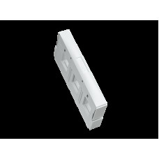 Шиноутримувач Woehner 3-полюсний для 2-Т шини, без торцевих кришок