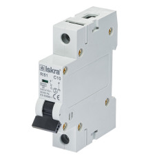 Модульний автоматичний вимикач ISKRA RI51 1P C10A 6kA