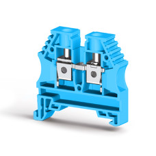 Клема Klemsan AVK 6 прохідна 6 мм синя
