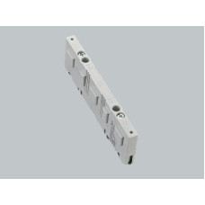 Утримувач Woehner шин 3-полюсные N, PE, 60mm, з торцевою кришкою