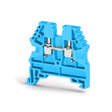 Клема Klemsan AVK 2,5 прохідна 2.5 мм синя