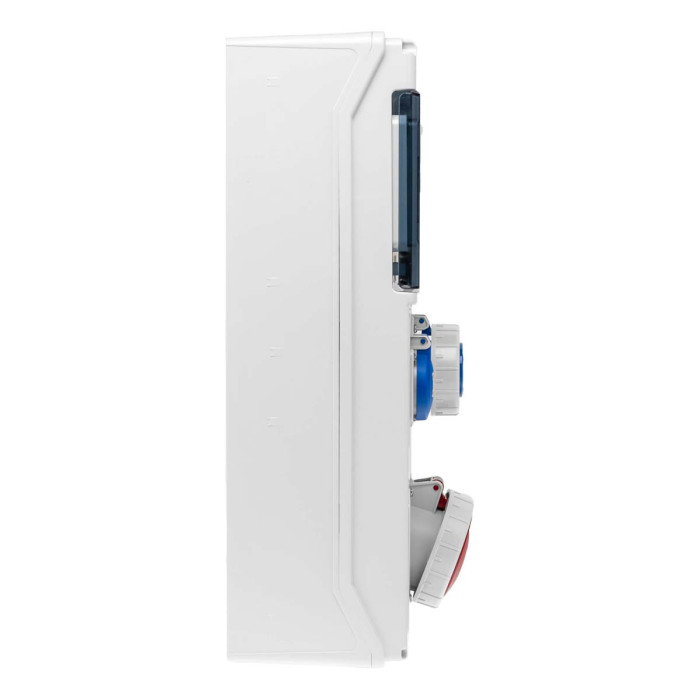 Настінний корпус для сил. розеток IDE з отворами STAR 1×9 MOD 436×210x137mm, IP65, шини N+PE