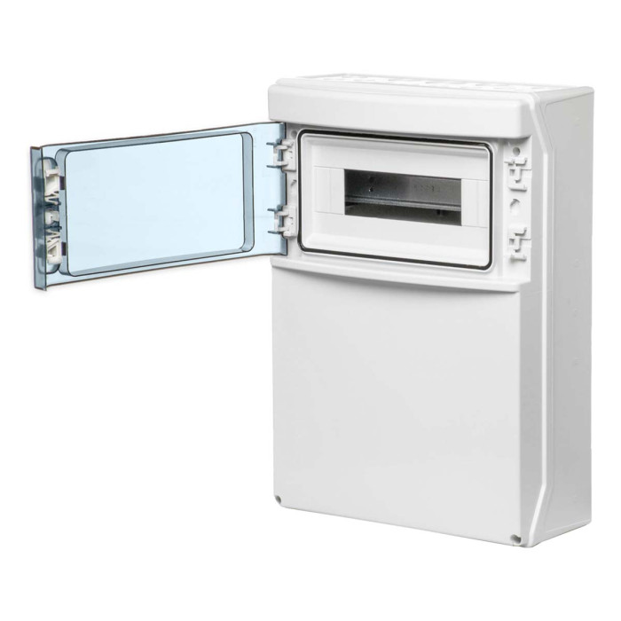Настінний корпус для сил. розеток IDE STAR 1×12 MOD 436×310x147mm, IP65 з шинами N+PE