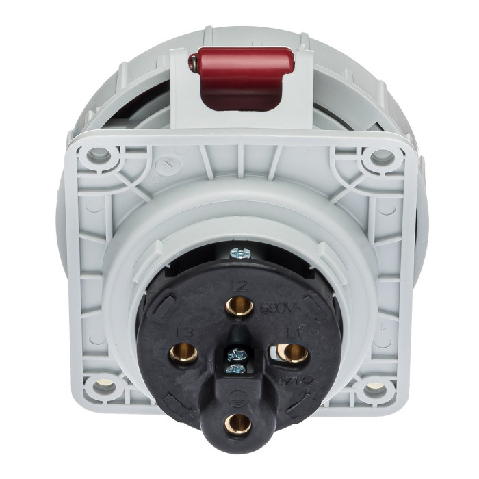 Розетка вбудована похила IDE MUNDIAL 3P+E 32A 380–415V IP66-67