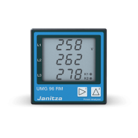Аналізатор мережі Janitza, 2/3/2 вих/вх., RS-485/Ethernet 100baseT, 256Мб