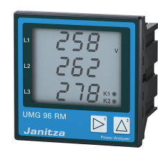 Аналізатор мережі Janitza, 2 вих., RS-485/Profinet/Ethernet