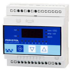Регулятор реактивної потужності BMR FCR07DLRS, монтаж на DIN-рейку, 7-8 ступеней, живлення 400V + RS-485