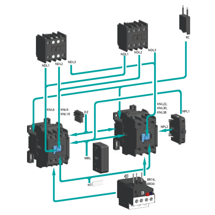 Додатковий контакт ISKRA HSV10, 1NO для MS32