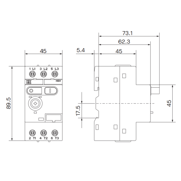 Автомат захисту двигуна ISKRA MS32 27A