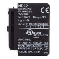 Доп контакт ISKRA NDL2-11, для контакторів KNL9-18