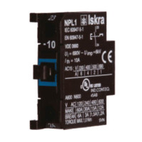 Доп контакт боковий ISKRA NPL1, 1HO для контакторів KNL 9-18