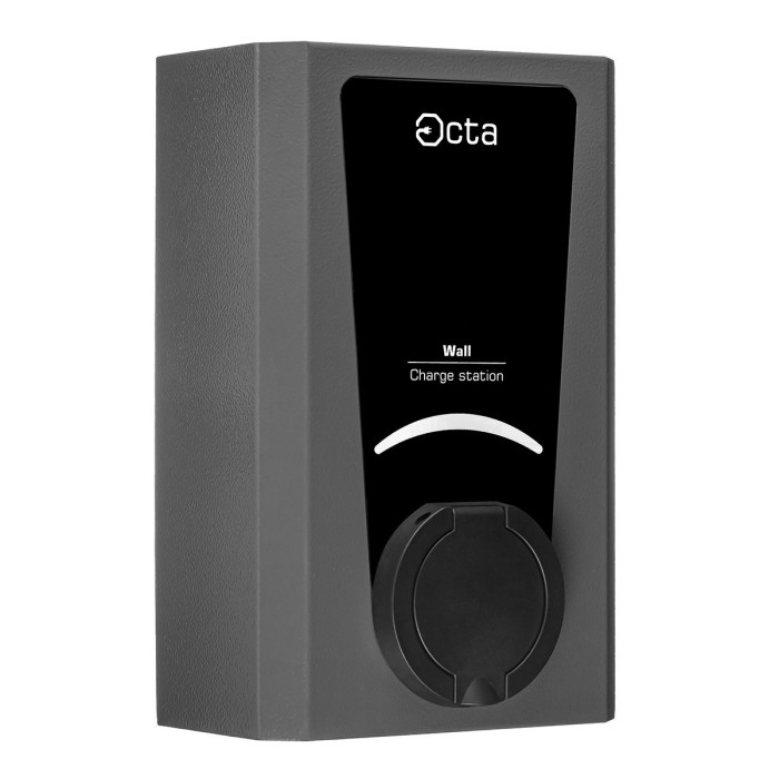 Зарядна станція Smart Wall 22кВт з розеткою Тype 2 32A 230/400В (1Ф/3Ф) SW122-S22 Octa Energy