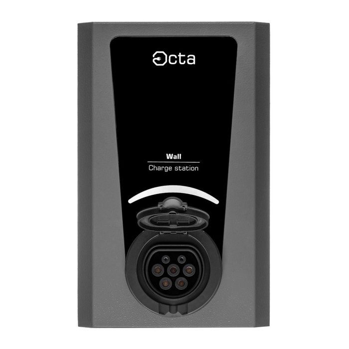 Зарядна станція Smart Wall 22кВт з розеткою Тype 2 32A 230/400В (1Ф/3Ф) SW122-S22 Octa Energy