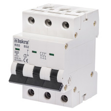 Модульний автоматичний вимикач ISKRA RI53 3P B50A 6kA