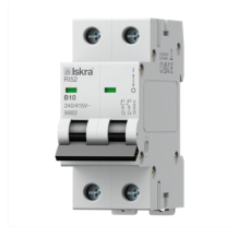 Модульний автоматичний вимикач ISKRA RI52 2P B40A 6kA