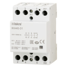 Модульний контактор ISKRA IKA 40A 230V AC 3NO+1NC