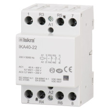 Модульний контактор ISKRA IKA 40A 230V AC 2NO+2NC