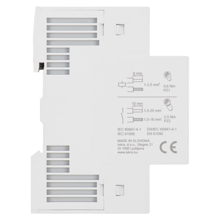 Модульний контактор ISKRA IKD 40A 24V AC/DC 2NO