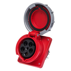 Розетка вбудована похила IDE MUNDIAL 3P+N+E 63A 200/346–240/415V IP66-67