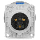 Розетка настінна IDE MUNDIAL 2P+E 32A 200–250V IP66-67