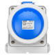 Розетка настінна IDE MUNDIAL 2P+E 32A 200–250V IP66-67