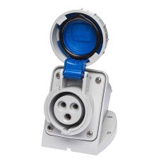 Розетка настінна IDE MUNDIAL 2P+E 16A 200–250V IP66-67