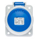 Розетка вбудована похила IDE MUNDIAL 2P+E 16A 200–250V IP66-67