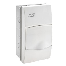 Корпус розподільчий внутр. IDE біле вікно ORO,1×4 модуля 228×120x97, IP40, з шинами N і PE