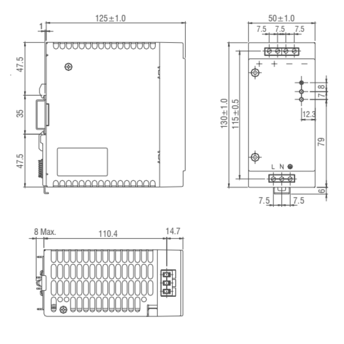 Блок живлення IMO BPS-1 180 Вт 24V DC 7.5A