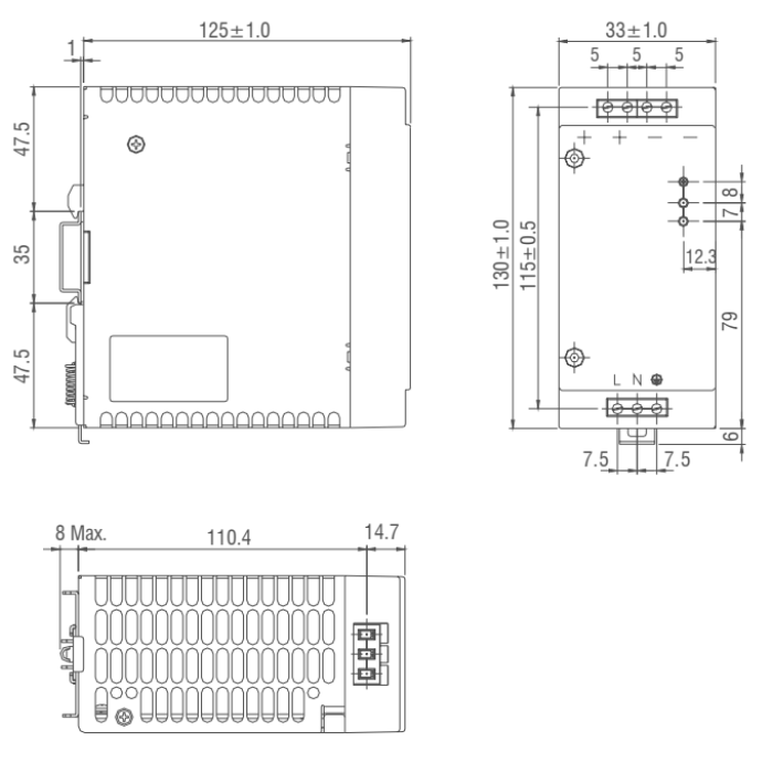 Блок живлення IMO BPS-1 70 Вт 24V DC 3A