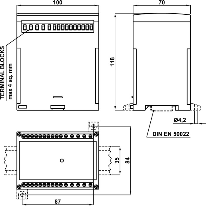 Перетворювач активної потужності FRER MCOWY 4-20mA 5A, 400V