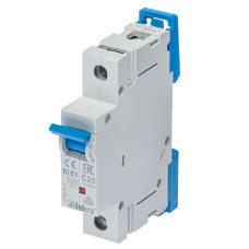 Модульний автоматичний вимикач ISKRA RI61 1P C20A 10kA