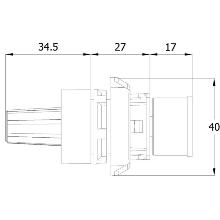 Потенціометр з градуйованою шкалою COMEPI 10 кОм