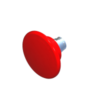 Грибоподібна кнопка 60mm, червона COMEPI