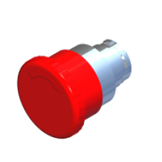 Кнопка грибоподібна червона, з фіксацією COMEPI