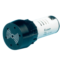 Сигнальна лампа чорна + гудок COMEPI 220V АC