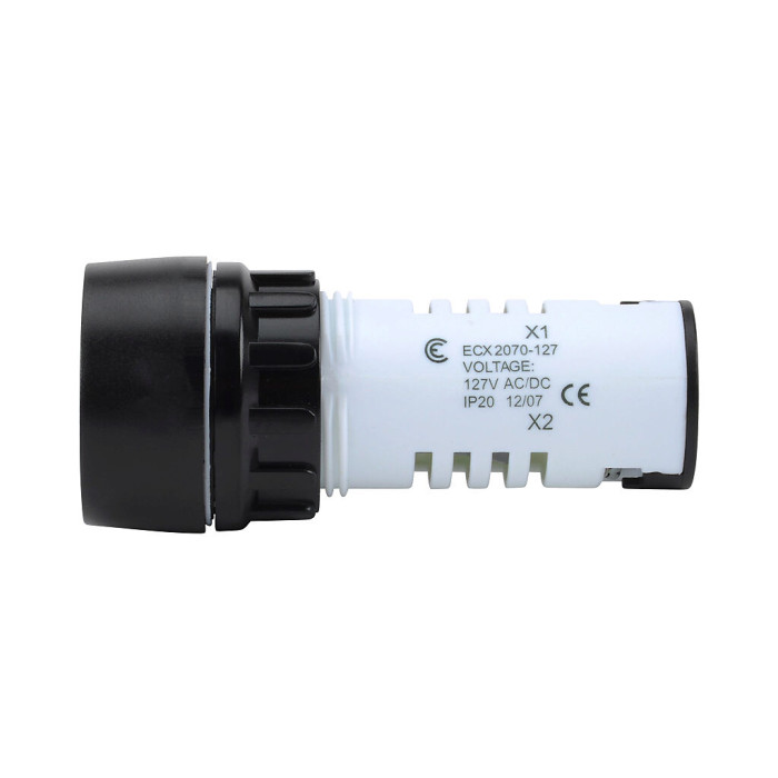 Сигнальна лампа чорна + гудок COMEPI 220V АC