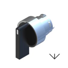 Поворотна кнопка 3-позиційна COMEPI