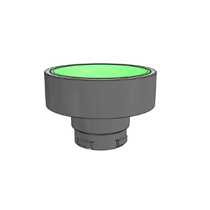 Кнопка зелена 40mm COMEPI