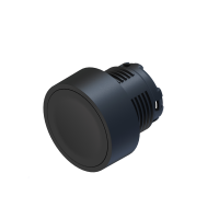 Кнопка чорна, пласт. корпус, ø 22mm, IP65 COMEPI