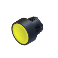Кнопка жовта, пласт. корпус, ø 22mm, IP65 COMEPI